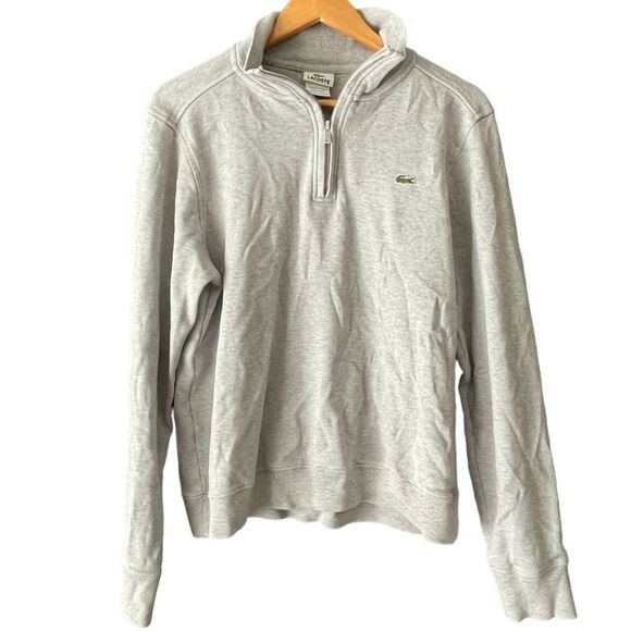 LACOSTE | Unisex Sweat Street Style Long Sleeves Plain Cotton Logo size 4 - Picture 1 of 4